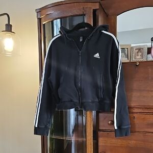 Cropped Adidas Hoodie